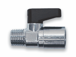 ASTUROMEC ВЕНТИЛЬ A311/3 мини конический шаровый M1/4"- F1/4"