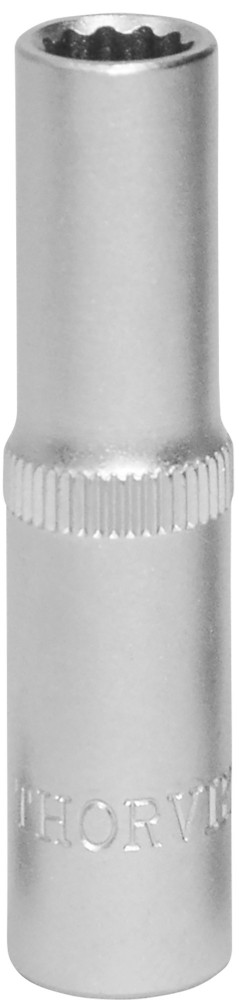 S11S22045 Головка торцевая глубокая 12-гранная 1/4"DR, 4.5 мм
