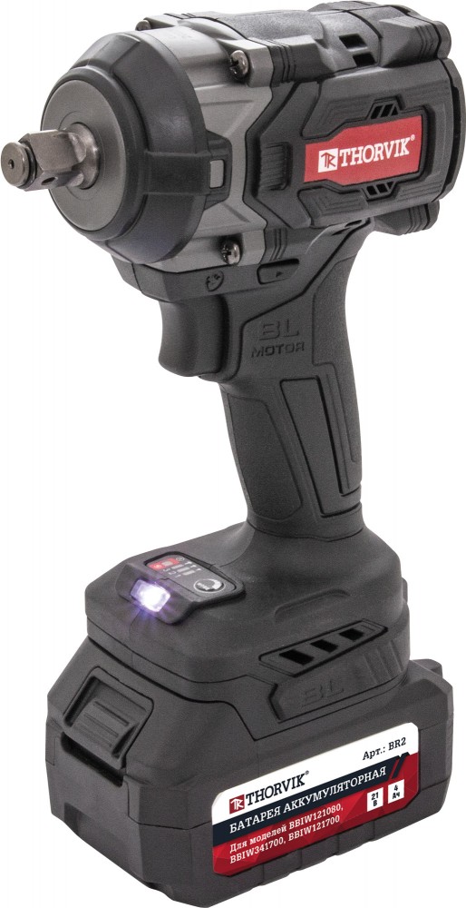 BBIW12890 Гайковерт ударный аккумуляторный бесщёточный 1/2"DR, 21В, 890 Нм