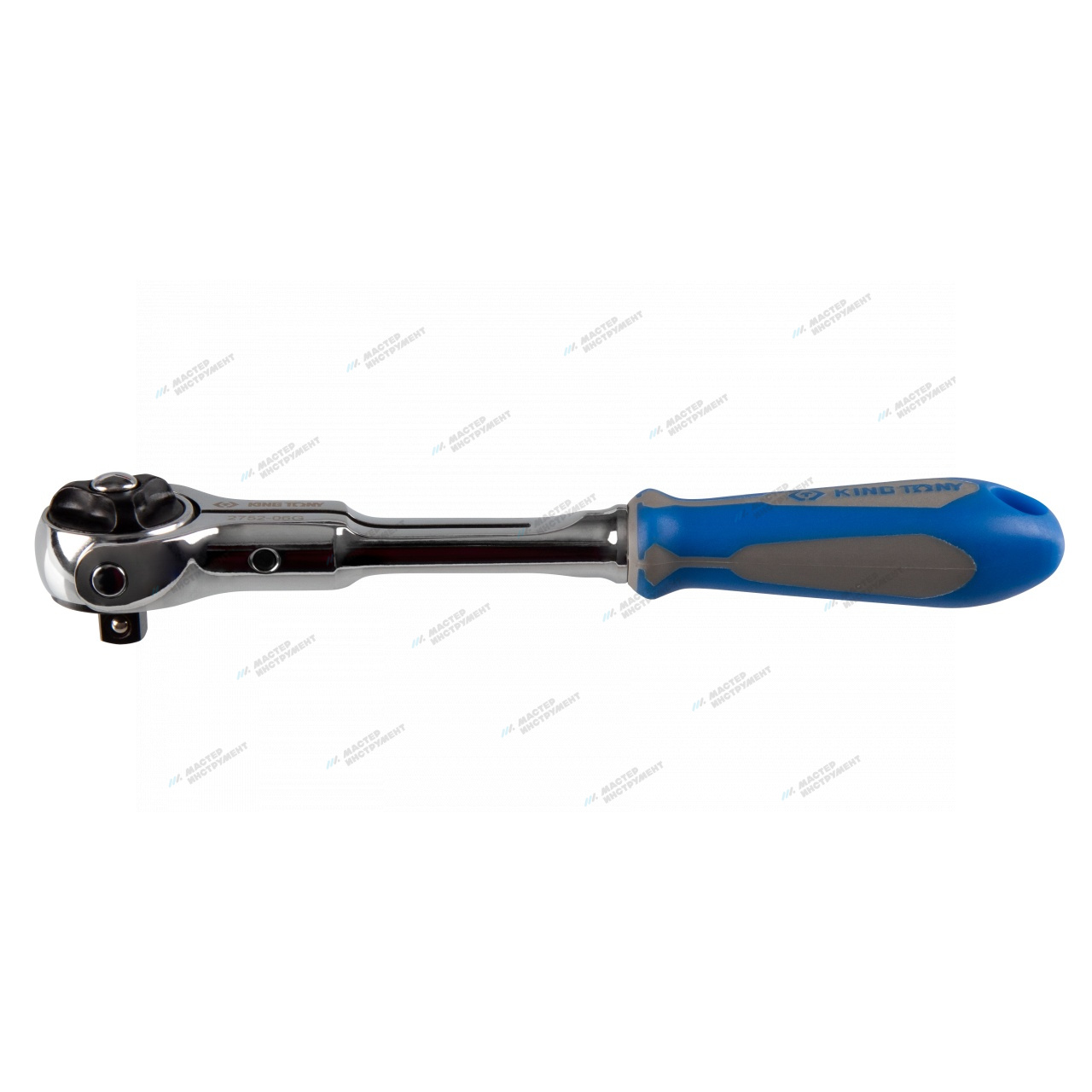 KINGTONY ТРЕЩОТКА 2752-06G с поворотной головой 72 зубца 1/4" 150мм