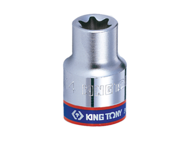 Торцевая головка KING TONY 237504M TORX E-стандарт 1/4" Е4