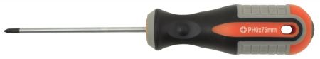 751075 Отвертка стержневая крестовая ROUND GRIP, PH0x75 мм