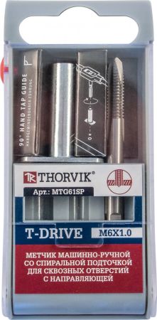 MTG1015SP Метчик машинно-ручной T-DRIVE со спиральной подточкой для сквозных отверстий с направляюще