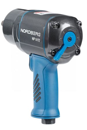 Пневмогайковерт ударный 1/2", 1300Нм, переключение одной рукой NORDBERG NP14102