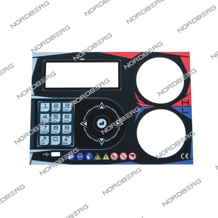 NORDBERG ЗАПЧАСТЬ ПАНЕЛЬ центральная (наклейка) для NF22L