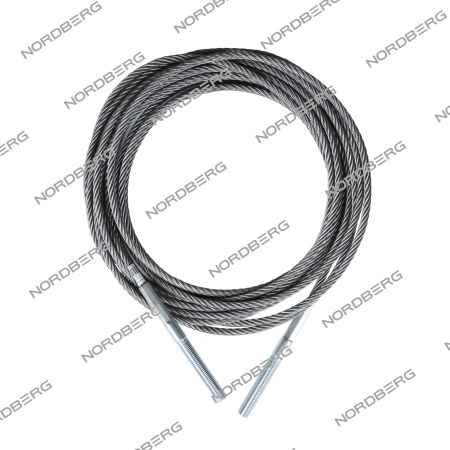 Трос для подъемника 4450 со шпилькой (1 шт) 13 235 мм NORDBERG 02-00009833